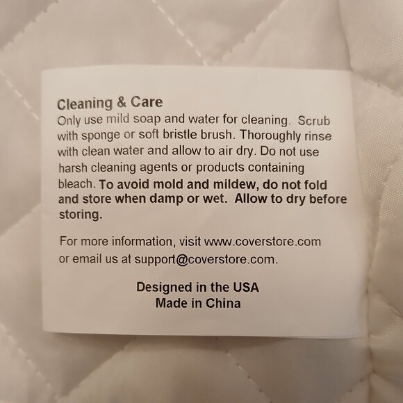 CoverMates Rectangular Quilted Appliance Cover Keepsakes - Cream (NWT) - Picture 13 of 13